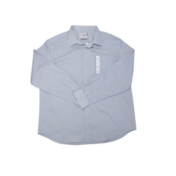 Goodfellow & Co. Men's Light Blue Gray Button-Down Shirt, Size XXL, NWT. - Picture 1 of 10